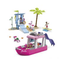 Mega Bloks Barbie Barca dei Sogni di Malibu