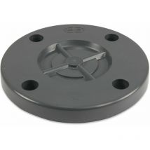 Mega Blindflansch pvc-u DN80 din Flansch 16 bar, grau