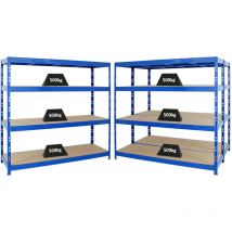 Proregal-regale Günstig Kaufen - Mega Deal 3x étagère charge lourde rhino HxLxP 180x200x60cm 4 niveaux en aggloméré 8mm Charge du compartiment 500kg