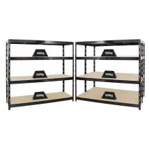 Proregal-regale Günstig Kaufen - Mega Deal 3x étagère charge lourde rhino HxLxP 180x200x60cm 4 niveaux en aggloméré 16mm Charge du compartiment 500kg