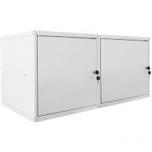 Proregal-regale Günstig Kaufen - Mega Deal 2x Casier métallique verouillable cubic xl HxLxP 45x45x45cm Gris Armoire à casier cube, consigne