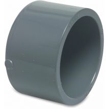 Mega Kappe pvc-u 63 mm Klebemuffe 16 bar, grau