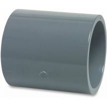 Mega Muffe pvc-u 90 mm Klebemuffe 16 bar, grau