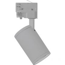 Lampada per sistema su binario trifase GU10 8 w led (monocolore) Argento - Megaman