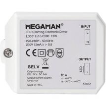 MM56018 led dim. treib. 12W-500MA - Megaman