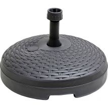Gerimport - Base de ratán para sombrilla - Antracita