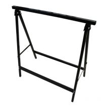 Wurko - caballete metalico plegable 100 kg , Caballete soporte multiusos metálicoPlegableTamaño 79,5x37x77,5 cmMetal negroFácil montaje.