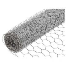 Wurko - enrejado 16x0,7 100 cm triple torsion galv rollo 5 m , Enrejado de triple torsión, galvanizadoTamaño: 16 x 0,7 mmRollo de 5 m100 cm de