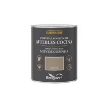 XYLAZEL pintura cocinas marron cafe 0.75l , Esmalte para muebles en color marrón café Ideal para renovar armarios de la cocina con aspecto rústico
