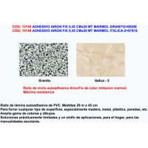 Adhesivo Airon Fix 0.45 cm x 20 m Mármol Italica 267616