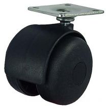 Tecnitem - rueda 3000502 ppn 1-0129 , Rueda mobiliario 75090. Rueda para mobiliario de oficina, como sillas, mesas, muebles auxiliares, escritorios,