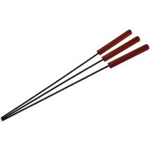 VAGGAN pinchos mango madera antiadherente 48 cm blister 3 , Pinchos brocheta mango madera 48 cmAccesorios para barbacoaMetálicosMango maderaJuego de