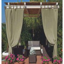 Tenda da Sole per Gazebo Pergola Veranda Impermeabile Anti-Muffa 150X280 cm tortora