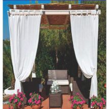 Tenda da Sole per Gazebo Pergola Veranda Impermeabile Anti-Muffa 150X280 cm Bianco