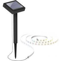 Solarstripe 300cm IP44 BK RGB 600mAh inkl. Erdspieß