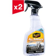 Lot De 2 Meguiar's Nettoyants Intérieur Multi-surfaces, Bouteille De 16 Oz (473 Ml)
