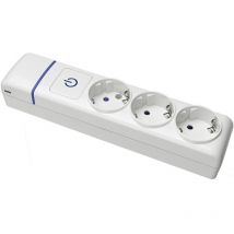 Solera - Mehrfachsteckdose 3 Steckdosen T/tl Mit Beleuchtetem Schalter 8003pil