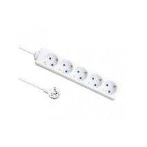 Fabrilamp - Mehrfachsteckdose 5 Steckdosen Kabel 3m 3gx1,5mm Kupfer 3500w max