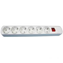 Mehrfachsteckdose mit 6 Steckdosen 16A/250V Schnurlosschalter Mit Kindersicherung. 36.143/SC Elektro dh. 8430552128495