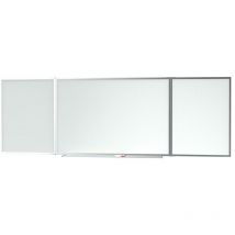 Vivol - Mehrflächen-Whiteboard/ Klappbare Magnettafel für die Wand - lackierter Stahl - 90x120 cm