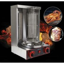 Senderpick - Gril vertical, gril à gaz en acier inoxydable 3000 w, gril suspendu, gril de table, poulet, gyros, kebab, brochettes de rôtisserie,