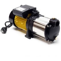 Wiltec Mehrstufige Kreiselpumpe 6000l/h 550W Förderhöhe 35m, Ansaughöhe 9m, 2850U/min, Wasserpumpe für Hauswasserwerke, Haus und Garten