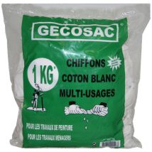 Mehrzweck-baumwolltücher Weiß, 1 Kg - Gecosac