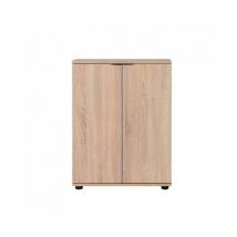 Mehrzweck-Schuhschrank 2 Türen Regale Sonoma 60x34xh.78 cm
