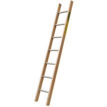Leiter Aus Holz-alu 7 Sprossen - Länge 1.98m - Ms1200
