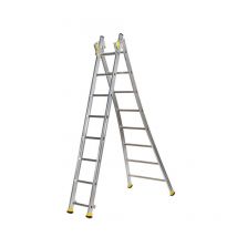 Mehrzweckleiter 2x14 Sprossen - Länge max. 7.25m - 510214