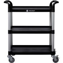 Toolcraft - 88 70 91 Servicewagen Aluminium, Kunststoff Herstellerfarbe: Aluminium (Natur), Schwarz