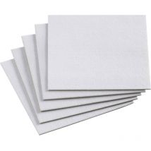 Metafranc WU0645546 Patin en feutre carré, autocollant blanc (l x l) 200 mm x 200 mm 1 set