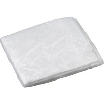 Meister - Abdeckfolie 5 x 4 m - 7 mμ - 10 Stück - Transparent & wasserdicht - hdpe / Folie / Schutzfolie / Malerfolie / Allzweck-Folie / 4170440