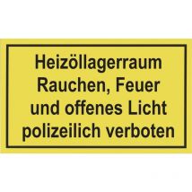 Meister, cartello segnaletica, Informativo, Segno di divieto, di avvertimento, di pericolo, commerciale, 300 x 200 mm