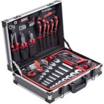Meister Werkzeuge - Mallette à outils équipée WU8971460 universelle 121 pièces (l x l x h) 460 x 320 x 140 mm