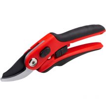 Gartenschere mit Bypass-Klinge - Ilaflon-Beschichtung - Verstellbarer Griff - Für Frisch- & Trockenholz - Präzise Schnitte / Rosenschere / Astschere