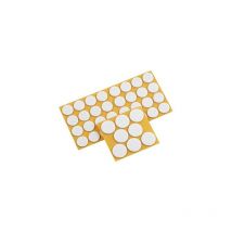 Meister kit de patins de feutre autocollant blanc, 104 PIÈCES
