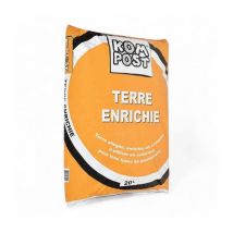 Racine - Mélange de terre végétale enrichie pour bacs et jardinières, sac de 20 litres - PRO95