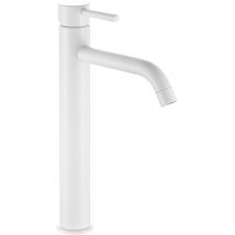 Sphera - Mélangeur canne haute lavabo Blanc mat avec Monocommande mod. mm
