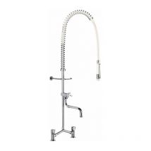 Mélangeur de prélavage 2 trous - Avec bec Delabie