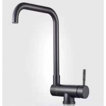 Sphera - Mélangeur d'évier Noir mat avec Monocommande mod. Maxim