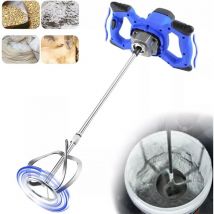 Mélangeur Électrique à Palettes Plâtre Foreuse Mortier Ciment Peinture Agitateur 2600W , 0-1700 tr/min
