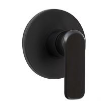 Mélangeur encastré 1 voie Noir mat avec Levier monocommande mod. Alma