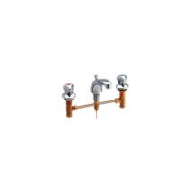 Watts - Mélangeur lavabo 3 trous à bec fixe, avec vidage, entraxe 12 à 24cm