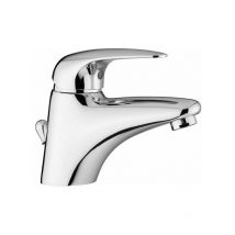 Paffoni - Mélangeur lavabo avec vidange automatique 1 'g Duemila série DU070CR Chromé - Laiton