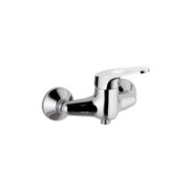Mitigeur de douche exte'rieur monocommande sans levier en laiton chrome'