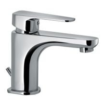 Mélangeur lavabo Sly – Finition métal, Matières, Nombre de poignée(s), Forme du bec – Paffoni