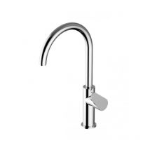 Mélangeur pour évier en laiton chromé - Teorema Velvet