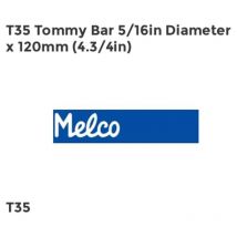 T35 Tommy Ba 5/16in Diamete x 120mm (4.3/4in) MELT35 - Melco