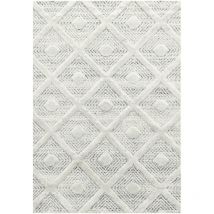 Pisa - Tapis en relief Berbère melia Crème (60x110cm)